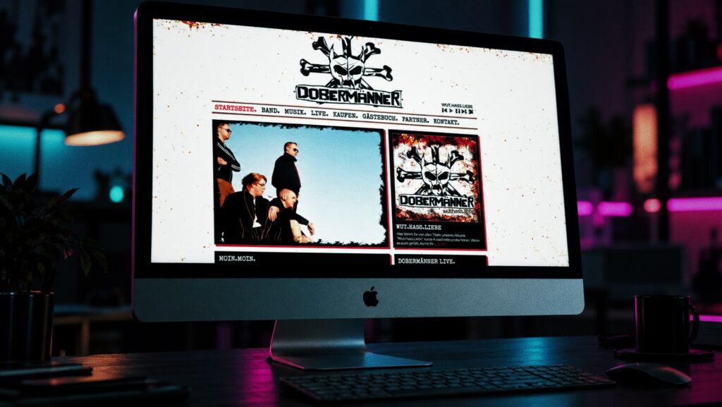Band Webdesign